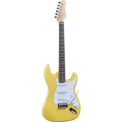 EKO S-300 CREAM Guitarra eléctrica modelo Stratocaster, 22 trastes, color crema EKO S-300 CREAM Guitarra eléctrica modelo Stratocaster, 22 trastes, color crema