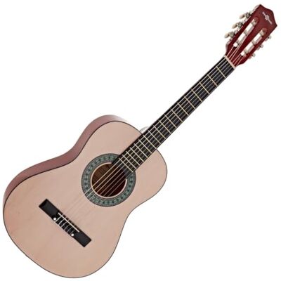 gear4music Guitarra Clásica Júnior 1/2, Natural, de gear4music Guitarra Clásica Júnior 1/2, Natural, de