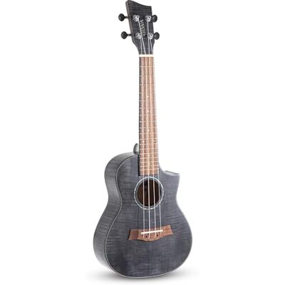 GEWA Concert Ukulele Manoa Cuerpo Arce con Cutaway Negro desvanecido mate sedoso incl. Funda acolchada S-CO-BM GEWA Concert Ukulele Manoa Cuerpo Arce con Cutaway Negro desvanecido mate sedoso incl. Funda acolchada S-CO-BM