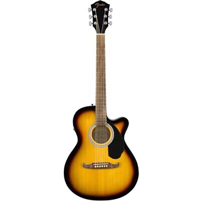 Fender FA-135CE Concert, tabla de dedos, diseño de nuez, Sunburst, Incluye cursos virtuales gratuitos en Play Fender FA-135CE Concert, tabla de dedos, diseño de nuez, Sunburst, Incluye cursos virtuales gratuitos en Play