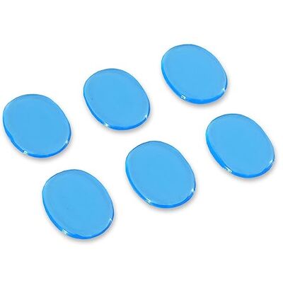 keepdrum Damper Pads Amortiguadores para batería (6 unidades), color azul keepdrum Damper Pads Amortiguadores para batería (6 unidades), color azul