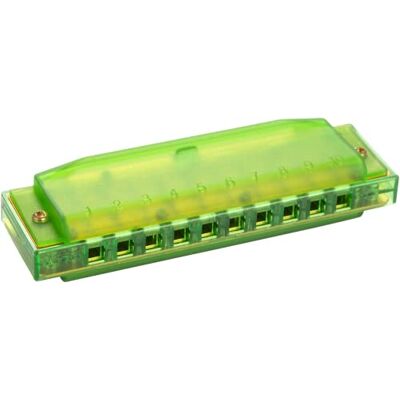 Hohner TRANSLUCENT HARP M1110G VERDE Hohner TRANSLUCENT HARP M1110G VERDE