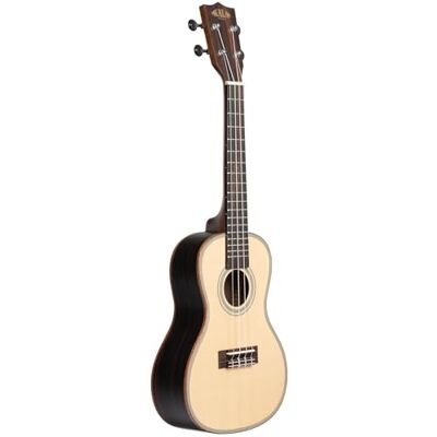 Kala KA-SSEBY-C Solid Spruce Top Ebony Concert Ukelele with Bag (UB-C) Kala KA-SSEBY-C Solid Spruce Top Ebony Concert Ukelele with Bag (UB-C)