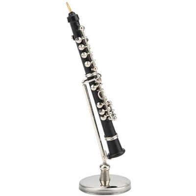 HQWBVD Modelo De Instrumento Musical Modelo De Oboe En Miniatura Instrumento Musical De Metal Adorno Para Escritorio Modelo De Oboe HQWBVD Modelo De Instrumento Musical Modelo De Oboe En Miniatura Instrumento Musical De Metal Adorno Para Escritorio Modelo De Oboe