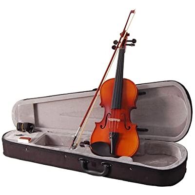 Arvada VIO-80 Violín tamaño 3/4, incluye estuche de transporte, arco y resina Arvada VIO-80 Violín tamaño 3/4, incluye estuche de transporte, arco y resina