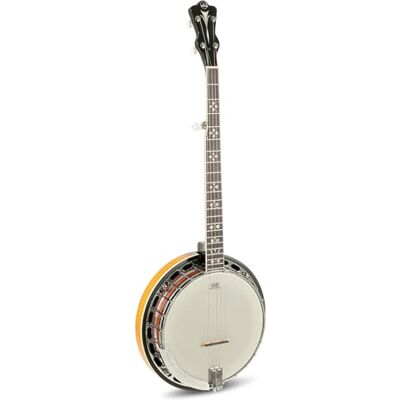 GEWA Banjo Premium 5 cuerdas con maletín y piel REMO GEWA Banjo Premium 5 cuerdas con maletín y piel REMO