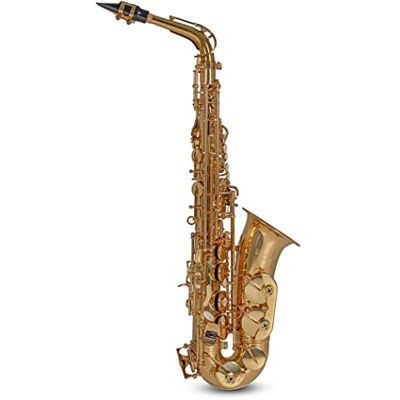 GEWA Roy Benson Saxofón Mib-Alt AS-302 (Diseño de mástil relajado con arco en S RND, equipado con llave de Fa# agudo, boquilla USA, protegido en un estuche rectangular ligero, con función de mochila) GEWA Roy Benson Saxofón Mib-Alt AS-302 (Diseño de mástil relajado con arco en S RND, equipado con llave de Fa# agudo, boquilla USA, protegido en un estuche rectangular ligero, con función de mochila)