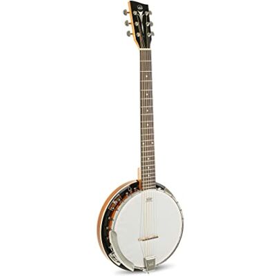 GEWA 505026 Banjo Select 6 Cuerdas, Parche Original Remo, con Estuche GEWA 505026 Banjo Select 6 Cuerdas, Parche Original Remo, con Estuche