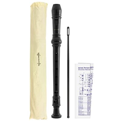 World Rhythm Soprano/Descant Grabadora Negro World Rhythm Soprano/Descant Grabadora Negro