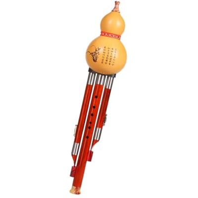 DGRTYG Tubo De Tono De Palisandro De Calabaza Natural Hulusi C Llave B Tono Plano Instrumento De Rendimiento Para Principiantes Adultos(B flat) DGRTYG Tubo De Tono De Palisandro De Calabaza Natural Hulusi C Llave B Tono Plano Instrumento De Rendimiento Para Principiantes Adultos(B flat)