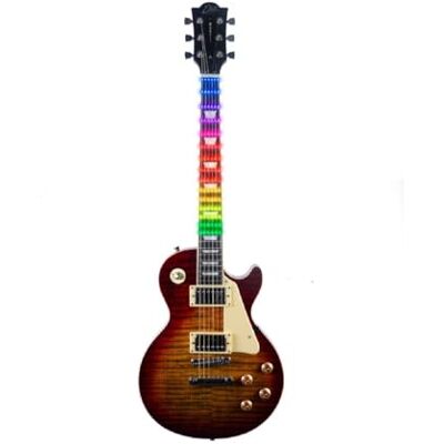EKO GUITARS LS-300 VISUAL NOTE Guitarra Eléctrica Single Cut, Sistema de Aprendizaje Visual Note, Pastilla Humbucker, Cherry Sunburst EKO GUITARS LS-300 VISUAL NOTE Guitarra Eléctrica Single Cut, Sistema de Aprendizaje Visual Note, Pastilla Humbucker, Cherry Sunburst