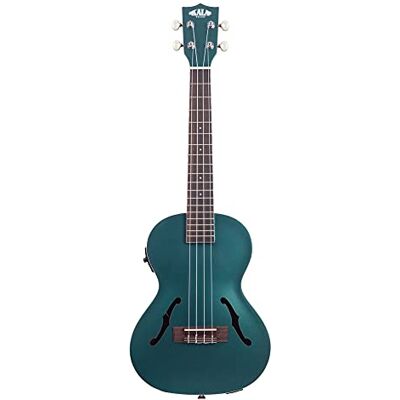 Kala KA-JTE-BKGN Brooklyn Green Archtop Ukelele tenor (con ecualizador y funda, UC-T) Kala KA-JTE-BKGN Brooklyn Green Archtop Ukelele tenor (con ecualizador y funda, UC-T)
