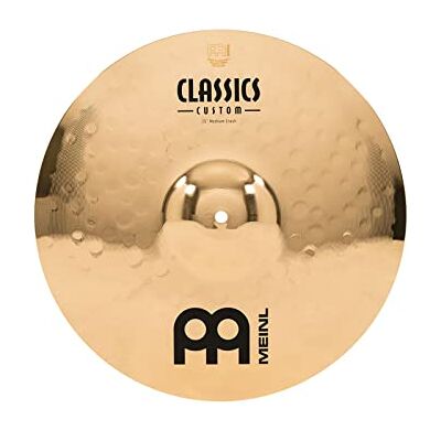 Meinl Percussion Meinl Cymbals Classics Custom Brilliant Plato Crash Medium de 15 pulgadas (38,10cm) Platillos de Batería Pareja Bronce B12, Acabado Brillante () Meinl Percussion Meinl Cymbals Classics Custom Brilliant Plato Crash Medium de 15 pulgadas (38,10cm) Platillos de Batería Pareja Bronce B12, Acabado Brillante ()