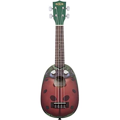 Kala KA-NV-LBUG Novelty Series Ladybug Ukelele soprano con bolsa Kala KA-NV-LBUG Novelty Series Ladybug Ukelele soprano con bolsa