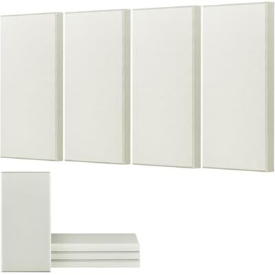VEVOR Paneles Acústicos de Fibra de Vidrio, Paneles de Absorción de Sonido, Insonorizados Autoadhesivos, para Estudios, Oficinas, Cine en Casa, Salas de Reuniones, Beige, 600 x 300 x 50 mm, 4 uds VEVOR Paneles Acústicos de Fibra de Vidrio, Paneles de Absorción de Sonido, Insonorizados Autoadhesivos, para Estudios, Oficinas, Cine en Casa, Salas de Reuniones, Beige, 600 x 300 x 50 mm, 4 uds