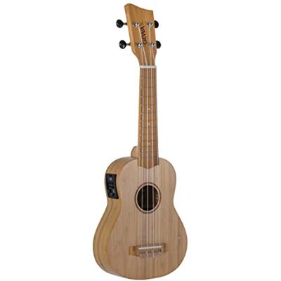 GEWA Soprano E-Acústica Ukulele Manoa Bambú Electro Bambú macizo Natural mate Preamplificador UCT-2 incl. Funda acolchada GEWA Soprano E-Acústica Ukulele Manoa Bambú Electro Bambú macizo Natural mate Preamplificador UCT-2 incl. Funda acolchada