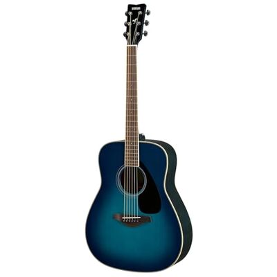 Yamaha FG820 Guitarra Acústica – Cuerpo Dreadnought Tamaño Completo, Escala 24,96″, Tapa Maciza de Abeto, Fondo y Aros de Caoba, Diapasón de Palisandro, Cuerdas de Acero – Sunset Blue Yamaha FG820 Guitarra Acústica – Cuerpo Dreadnought Tamaño Completo, Escala 24,96″, Tapa Maciza de Abeto, Fondo y Aros de Caoba, Diapasón de Palisandro, Cuerdas de Acero – Sunset Blue