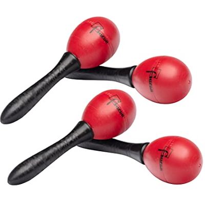 FUZEAU Lote de 2 pares de huevos sonoro Maracas FUZEAU Lote de 2 pares de huevos sonoro Maracas