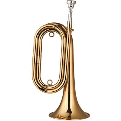 ZYZYZY ZENGXUE Bugle De Latón Llamada Trompeta Cuerna De Caballería Con Boquilla Bolsa De Transporte Para Principiantes Banda Escolar Orquesta Militar Trompeta estudiantil ZYZYZY ZENGXUE Bugle De Latón Llamada Trompeta Cuerna De Caballería Con Boquilla Bolsa De Transporte Para Principiantes Banda Escolar Orquesta Militar Trompeta estudiantil