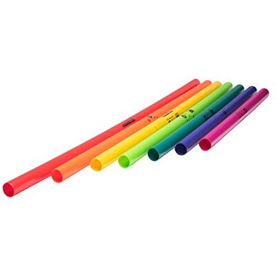 FUZEAU Juego de 7 Boomwhackers bajos diatónicos Cada tubo concede su colorida nota Ideal para aprender el ritmo FUZEAU Juego de 7 Boomwhackers bajos diatónicos Cada tubo concede su colorida nota Ideal para aprender el ritmo