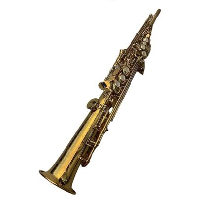LJERFSW Saxofón De Latón Saxofón Agudo Profesional En Si Bemol Instrumento De Jazz Tono De Calidad Profesional SAX(Bag A) LJERFSW Saxofón De Latón Saxofón Agudo Profesional En Si Bemol Instrumento De Jazz Tono De Calidad Profesional SAX(Bag A)