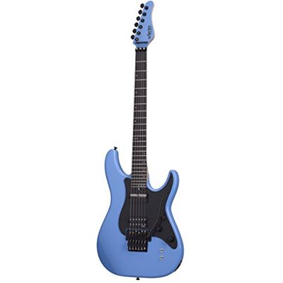 Schecter diseño guitarra eléctrica, Riviera azul Schecter diseño guitarra eléctrica, Riviera azul