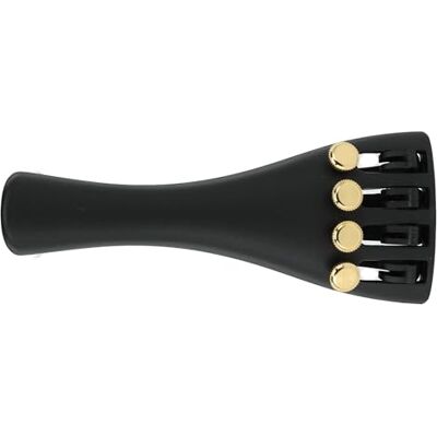 WITTNER 918161G Cordal Violín Ultra 1/16 Plástico de alta tecnología 4 afinadores finos, tornillos dorados ultraligero con cuerda de enganche de nailon negro WITTNER 918161G Cordal Violín Ultra 1/16 Plástico de alta tecnología 4 afinadores finos, tornillos dorados ultraligero con cuerda de enganche de nailon negro