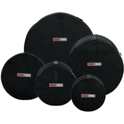 Gator Cases Protechtor Series Set de Fundas de Nylon Acolchadas de 5 Piezas para Kits de Batería Estilo Fusion; Se adapta a 22 "X18", 10 "X9", 12 "X10", 16 "X16", 14 "X5.5" () Gator Cases Protechtor Series Set de Fundas de Nylon Acolchadas de 5 Piezas para Kits de Batería Estilo Fusion; Se adapta a 22 "X18", 10 "X9", 12 "X10", 16 "X16", 14 "X5.5" ()