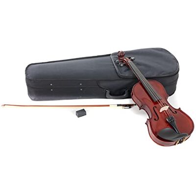 GEWA pure Viola Set HW Madera dura 33,0 cm Montado con Barbada, Cordal con microafinador, Arco, Resina, Estuche con Bandolera GEWA pure Viola Set HW Madera dura 33,0 cm Montado con Barbada, Cordal con microafinador, Arco, Resina, Estuche con Bandolera