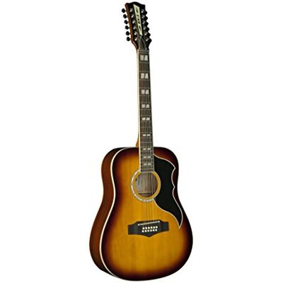 EKO GUITARS – Ranger XII VR EQ, Tapa de Abeto, Aros, Fondo y Mástil de Caoba, Diapasón de Roupanà Sudamericano, Color Honey Burst EKO GUITARS – Ranger XII VR EQ, Tapa de Abeto, Aros, Fondo y Mástil de Caoba, Diapasón de Roupanà Sudamericano, Color Honey Burst