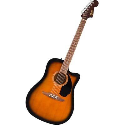 Fender CA Debut Guitarra Redondo Dreadnought CE Acústica, Guitarra para Principiantes, con 2 Años de Garantía, 2 Tone Sunburst Fender CA Debut Guitarra Redondo Dreadnought CE Acústica, Guitarra para Principiantes, con 2 Años de Garantía, 2 Tone Sunburst