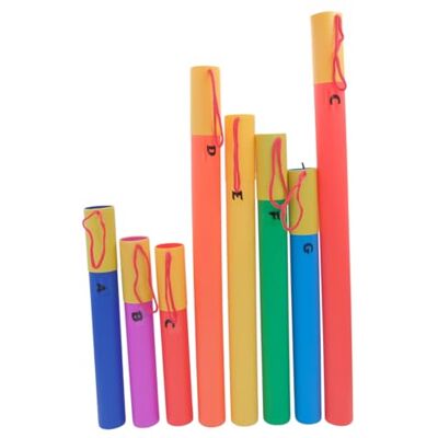 George Hennesey – Juego de 8 tubos de arcilla, ideal para clases de música George Hennesey – Juego de 8 tubos de arcilla, ideal para clases de música