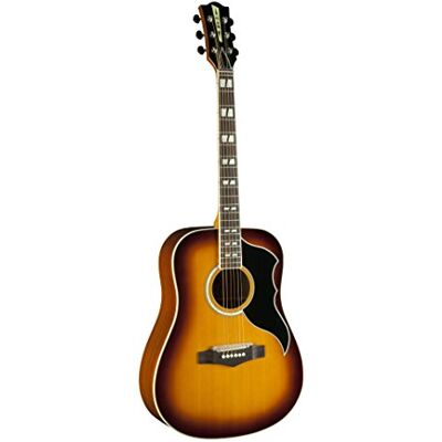 EKO GUITARS – Ranger VI VR EQ, Guitarra Acústica Electrificada, Serie "Vintage Reissue", Tapa de Abeto, Aros y Fondo de Caoba, Mástil de Caoba, Diapasón de Roupanà Sudamericano, Color Honey Burst EKO GUITARS – Ranger VI VR EQ, Guitarra Acústica Electrificada, Serie "Vintage Reissue", Tapa de Abeto, Aros y Fondo de Caoba, Mástil de Caoba, Diapasón de Roupanà Sudamericano, Color Honey Burst