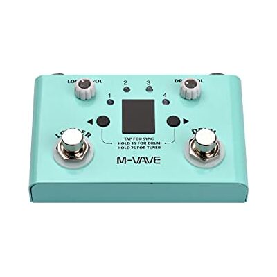 M-VAVE Lost Tempo Pedal de guitarra con efecto drum & looper y footswitch doble M-VAVE Lost Tempo Pedal de guitarra con efecto drum & looper y footswitch doble