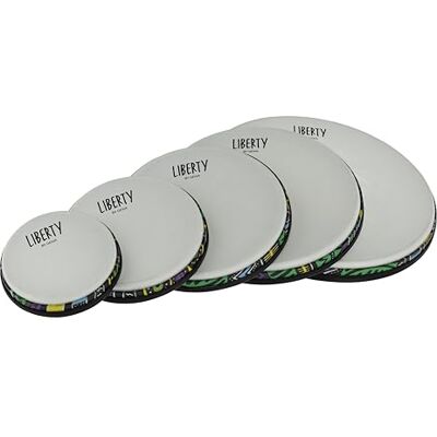 GEWA Liberty Frame Drums Timeline Set: 6", 8", 10", 12", 14" Patrón: Acabado Caribeño GEWA Liberty Frame Drums Timeline Set: 6", 8", 10", 12", 14" Patrón: Acabado Caribeño