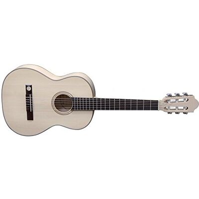 GEWA guitarra de concierto, guitarra clásica Pro Natura Silver tamaño 3/4 (aprox. 9-11 años) tapa de abeto macizo fondo/aros de arce color natural satinado GEWA guitarra de concierto, guitarra clásica Pro Natura Silver tamaño 3/4 (aprox. 9-11 años) tapa de abeto macizo fondo/aros de arce color natural satinado