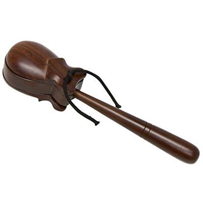 GEWA Castañuelas Madera de nahar con mango individuales Modelo profesional GEWA Castañuelas Madera de nahar con mango individuales Modelo profesional