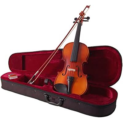 Arvada VIO-20 Violín tamaño 1/8, incluye estuche de transporte, arco y resina Arvada VIO-20 Violín tamaño 1/8, incluye estuche de transporte, arco y resina
