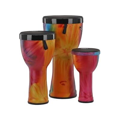 GEWA Liberty Djembé Nestable Conjunto compuesto por: 8", 10", 12" Patrón: Batik GEWA Liberty Djembé Nestable Conjunto compuesto por: 8", 10", 12" Patrón: Batik