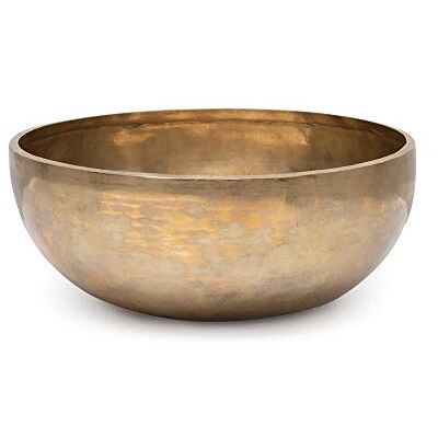 XDrum Omshanti Cuenco Tibetano 25 cm, Hecho a mano en India, Color: dorado Material: aleación de latón, Diámetro: aprox. 25 cm, Peso: aprox. 1900 g, Martillado a mano, Aleación de 7 metales diferentes XDrum Omshanti Cuenco Tibetano 25 cm, Hecho a mano en India, Color: dorado Material: aleación de latón, Diámetro: aprox. 25 cm, Peso: aprox. 1900 g, Martillado a mano, Aleación de 7 metales diferentes