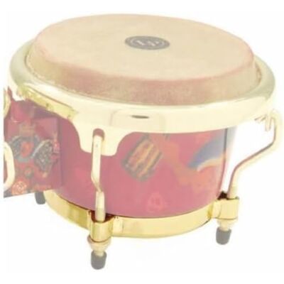 Latin Percussion Mini fondo de bongo, grande, color dorado Latin Percussion Mini fondo de bongo, grande, color dorado