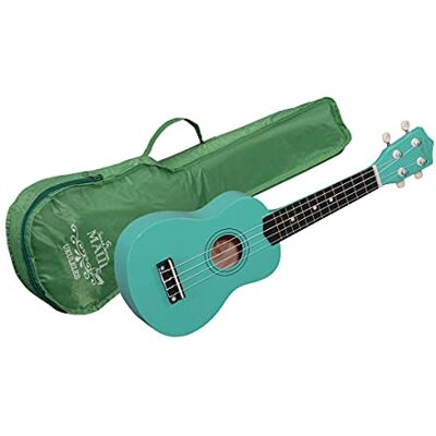 Soundsation MAUI SUNNY UKELELE SOPRANO AGUA MARINA ukelele con funda Soundsation MAUI SUNNY UKELELE SOPRANO AGUA MARINA ukelele con funda