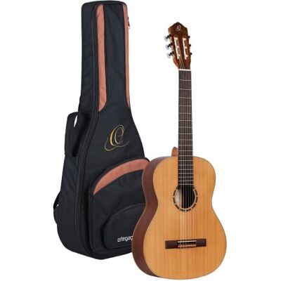 Ortega Guitars ORTEGA Guitarra Clásica Family Series 4/4 con Funda NT Cedro natural, Ortega Guitars ORTEGA Guitarra Clásica Family Series 4/4 con Funda NT Cedro natural,