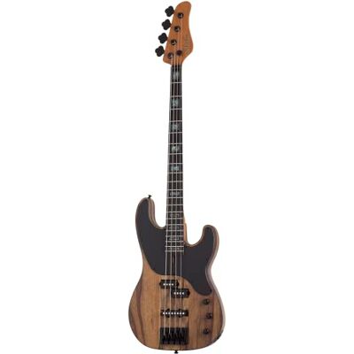 Schecter Model-T 4 Exotic Black Limba bajo eléctrico Schecter Model-T 4 Exotic Black Limba bajo eléctrico