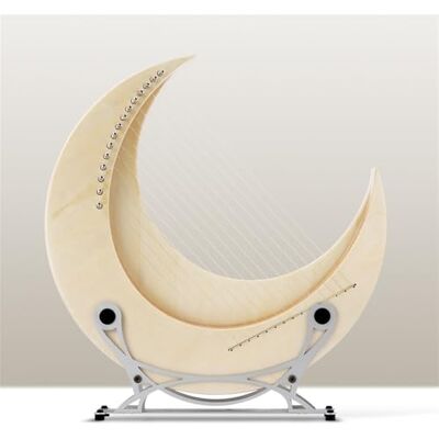 SXTYYH Lyre Harp Forma De Luna Cuerda 8, 11, 15 Pequeño Arpa De Lira Portátil Madera Maciza Instrumento Musical Principiante Fácil De Aprender Arpa Lira(15-note log+stand) SXTYYH Lyre Harp Forma De Luna Cuerda 8, 11, 15 Pequeño Arpa De Lira Portátil Madera Maciza Instrumento Musical Principiante Fácil De Aprender Arpa Lira(15-note log+stand)