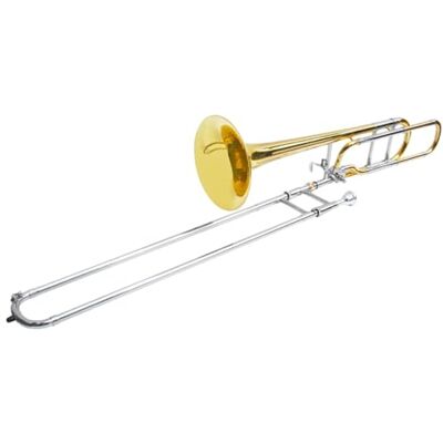 CRJUS Estudiante Bb Tono Tenor Cambio De Tono Trombón B Plano A F Trombón Deslizante De Cobre Blanco Instrumento Con Estuche Trombón Para Principiantes CRJUS Estudiante Bb Tono Tenor Cambio De Tono Trombón B Plano A F Trombón Deslizante De Cobre Blanco Instrumento Con Estuche Trombón Para Principiantes