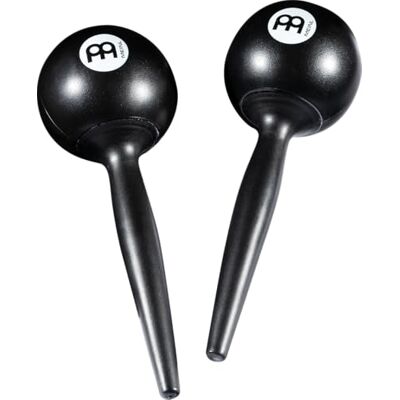 Meinl Percussion Meinl Maracas de plástico, negro Meinl Percussion Meinl Maracas de plástico, negro