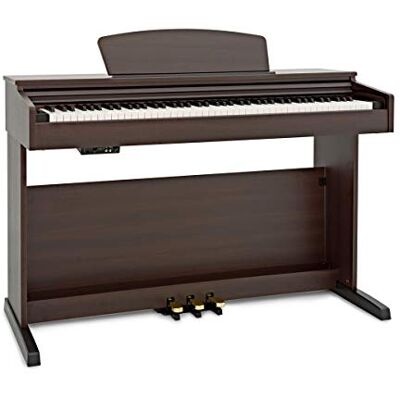 gear4music Piano Digital DP-10X de Palisandro Oscuro 88 Teclas de Acción Martillo para un Jeu Expresivo, Grabación USB y Memoria Interna, Metrónomo, 24 Sonidos Diversos gear4music Piano Digital DP-10X de Palisandro Oscuro 88 Teclas de Acción Martillo para un Jeu Expresivo, Grabación USB y Memoria Interna, Metrónomo, 24 Sonidos Diversos