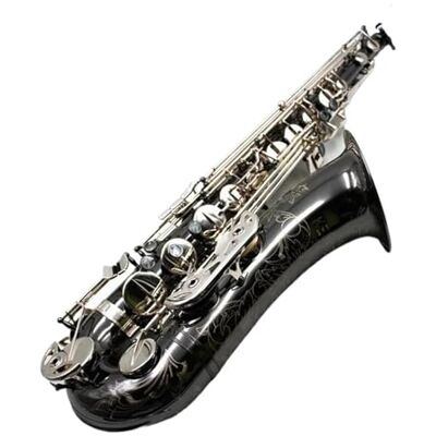 LJERFSW Saxofón De Latón Saxofón Tenor En Si Bemol Latón Niquelado Instrumentos Musicales Saxofón Con Estuche(Silver) LJERFSW Saxofón De Latón Saxofón Tenor En Si Bemol Latón Niquelado Instrumentos Musicales Saxofón Con Estuche(Silver)