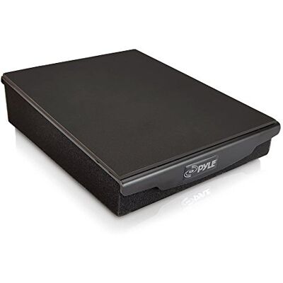 Pyle Aislante para altavoces, Plataforma de reduccion de ruido, Almohadilla estabilizadora de retroceso con base de goma para monitores de estudio y subwoofers Pyle Aislante para altavoces, Plataforma de reduccion de ruido, Almohadilla estabilizadora de retroceso con base de goma para monitores de estudio y subwoofers